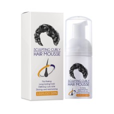 smosape Curly Hair Styling Mousse - Defined Curls, Frizz Control, Volumizing Formula, Long-Lasting Hold