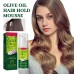 smosape Olive Oil Hair Styling Mousse - Hydrating, Lightweight Volume, Frizz-Free Finish, Nourishing for All Hair Types
